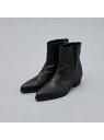 5351POUR LES HOMMES ハイヒール サイドゴアブーツ【予約】 ゴーサンゴーイチプールオム シューズ・靴 ブーツ ブラック【先行予約】*【送料無料...