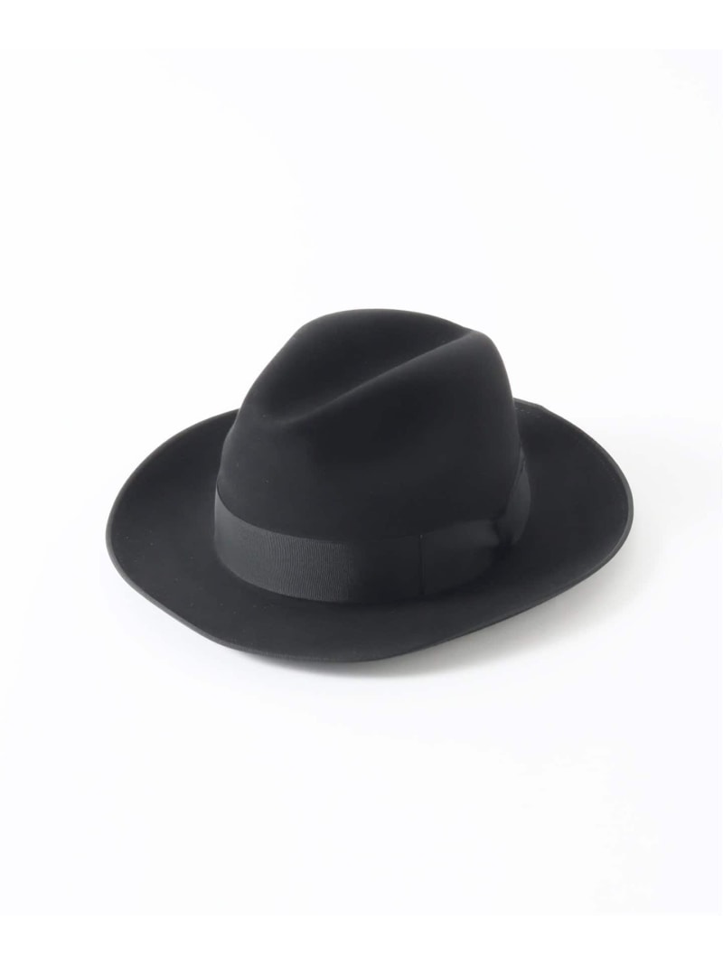 EDIFICE 【James Lock / ジェームス ロック】FEDORA HAT エディフィス 帽子 ハット ブラック【送料無料】