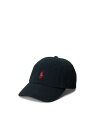 POLO RALPH LAUREN コットン チノ ベースボール キャップ ラルフローレン 帽子 キャップ ブラック【送料無料】