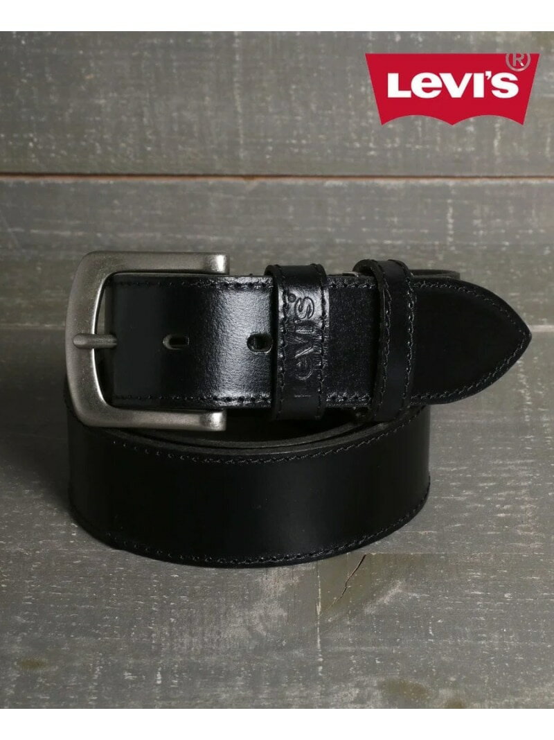 【SALE/2%OFF】Levi's リーバイス ベルト メンズ レザー 本革 40mm ダブルループ マルカワ ファッション雑貨 ベルト ブラック ブラウン【RBA_E】【送料無料】