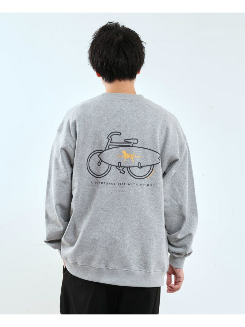 MEN'S MELROSE 《別注》【MASTER FRAME/マスターフレーム】Labrador Retriever スウェット メンズメル..