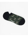 【SALE/10%OFF】COMME CA ISM ポインター犬柄 アンクル ソックス コムサイズム 靴下・レッグウェア 靴下 ネイビー ブラック グリーン【R...