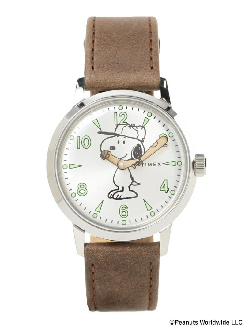 楽天市場 Sale 30 Off Beams Men Timex Peanuts ウェルトン 2針 デザイン ウォッチ タイメックス ピーナッツ スヌーピー Snoopy キャラクター アートウォッチ 限定 Beams ビームス 腕時計 コレクション ギフト プレ Rba E 送料無料 Rakuten Fashion Men