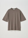 JOHN SMEDLEY ウェルトヘム半袖コットンニットTシャツ | S4676 | 30G ジョンスメドレー トップス ニット ベージュ【送料無料】