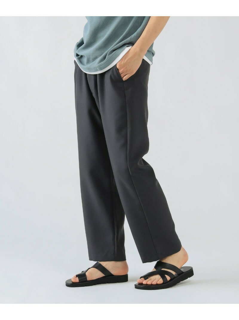 BEAMS HEART MEN アンクル ワイド イージーパンツ ビームス ハート パンツ その他のパンツ ホワイト グレー ブラック【送料無料】