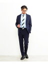 MEN'S MELROSE ハンドトゥース/ウォッシャブルスーツ メンズメルローズ スーツ・フォーマル セットアップスーツ ネイビー グレー【送料無料】