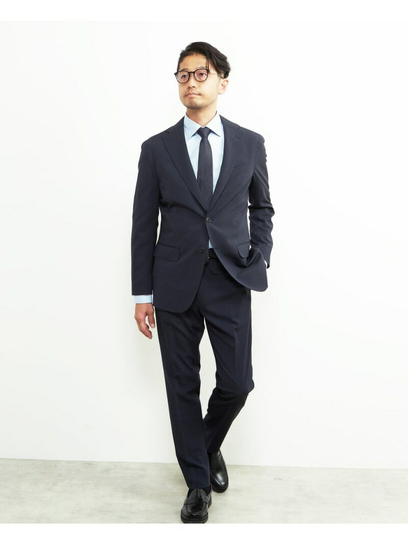 【SALE／10%OFF】MEN'S MELROSE ピンストライプ/ウォッシャブルスーツ メンズメルローズ スーツ・フォーマル セットアップスーツ ネイビー グレー【RBA_E】【送料無料】