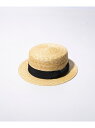 【SALE/20%OFF】GLOSTER 【GLOSTER/グロスター】STRAW BOATER HAT ストローハット 麦わら カンカン帽 フレディ アンド ...