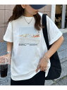 Discoat 【ユニセックス】サマービーチフォトグラフィックTシャツ ディスコート トップス カットソー・Tシャツ ホワイト【送料無料】