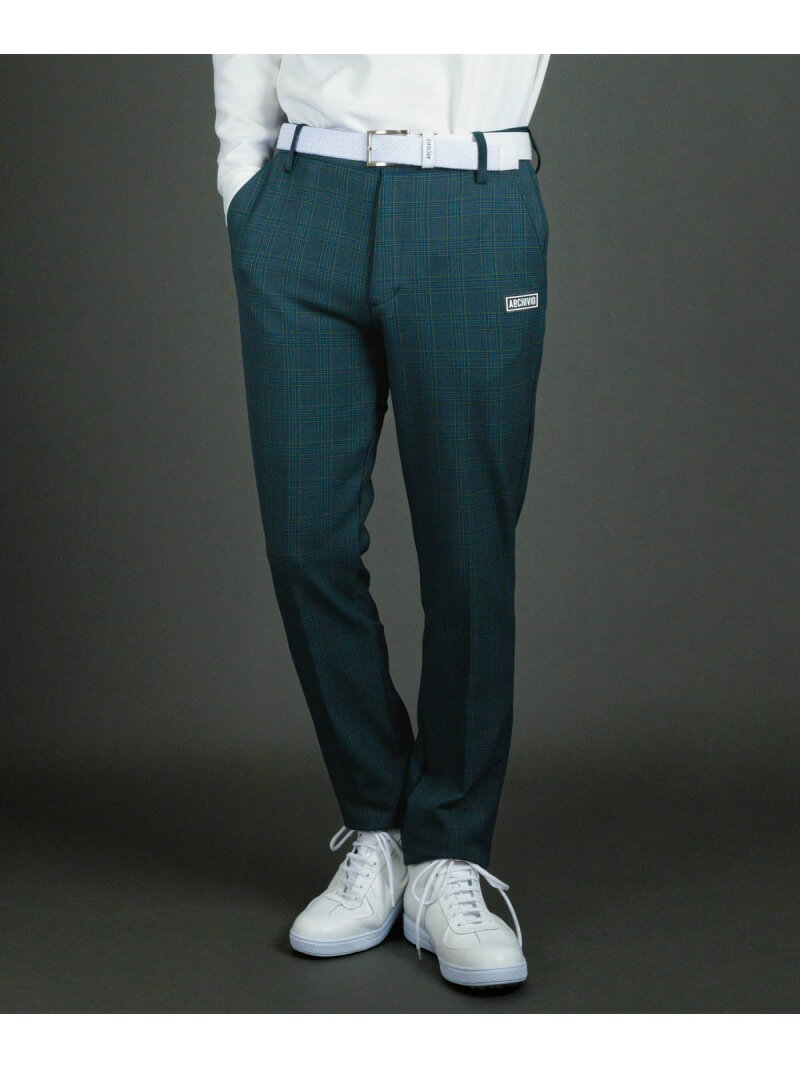ARCHIVIO 【アルチビオ公式】【メンズ】グレンチェック柄パンツ アルチビオ パンツ その他のパンツ ブラック ネイビー ブラウン【送料無料】