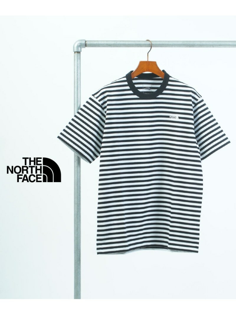 THE NORTH FACE ザ ノースフェイス ショートスリーブマルチボーダーティー メンズ ブルーコムブルー トップス カットソー・Tシャツ【送料無料】