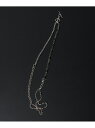WEGO MEN'S M細チェーンMIXネックレス ウィゴー アクセサリー・腕時計 ネックレス(4)