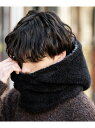 Rocky Monroe リバーシブル フードウォーマー/2WAY ボアネックウォーマー ロッキーモンロー ファッション雑貨 マフラー・ストール・ネックウォーマ...