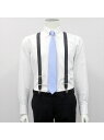 TOKYO SHIRTS サスペンダー 日本製 チャコール系 ビジネス フォーマル トーキョーシャツ ファッション雑貨 ベルト ブラック