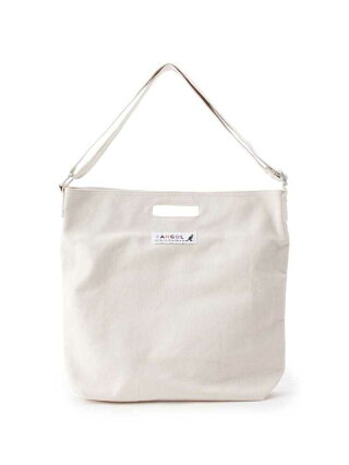 THE SHOP TK 【KANGOL/カンゴール別注】キャンバス2WAYトートバッグ ザ ショップ ティーケー バッグ トートバッグ ホワイト【送料無料】