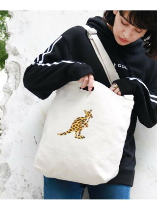 THE SHOP TK 【KANGOL/カンゴール別注】キャンバス2WAYトートバッグ ザ ショップ ティーケー バッグ トートバッグ ホワイト【送料無料】