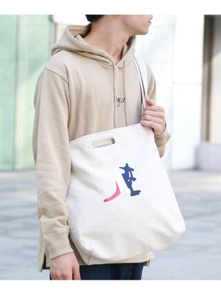 THE SHOP TK 【KANGOL/カンゴール別注】キャンバス2WAYトートバッグ ザ ショップ ティーケー バッグ トートバッグ ホワイト【送料無料】