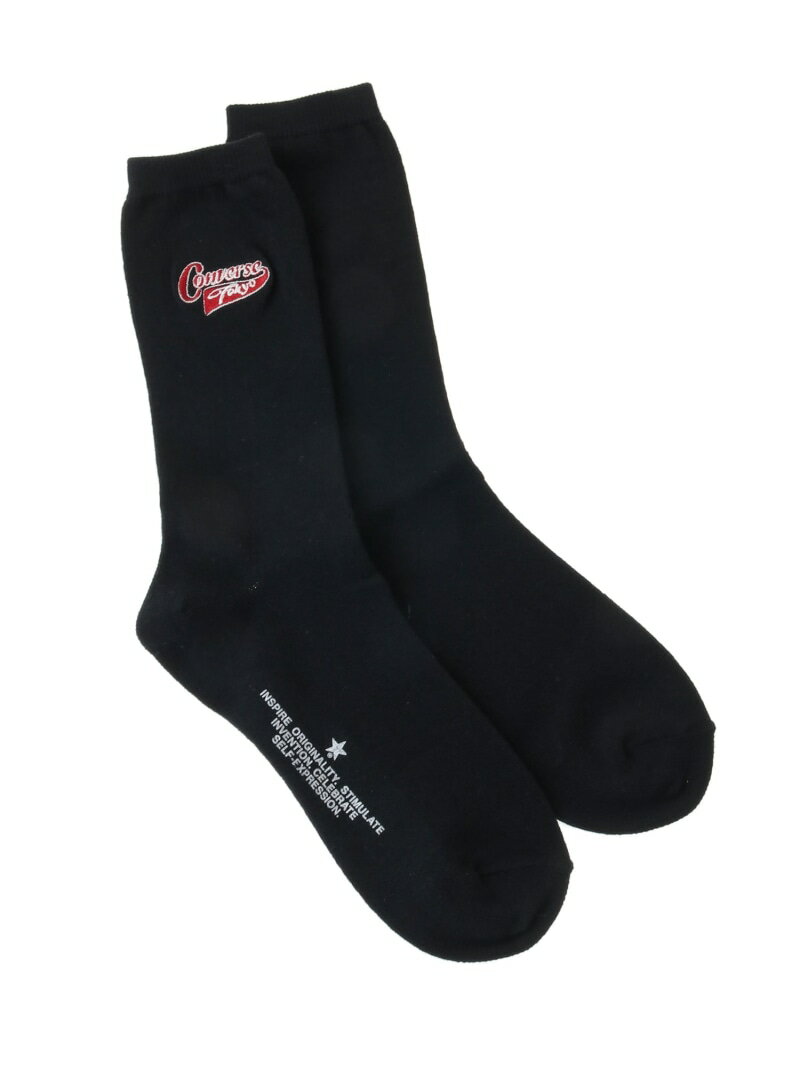 【SALE／60%OFF】CONVERSE TOKYO PENANT LOGO SOX コンバーストウキョウ 靴下・レッグウェア 靴下 ホワイト グレー ブラック【RBA_E】