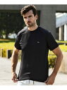 【SALE/30%OFF】1PIU1UGUALE3 RELAX 1PIU1UGUALE3 RELAX/パイピング半袖Tシャツ シフォン トップス カットソー・Tシャツ ブラック ホワイト【RBA_E】【送料無料】