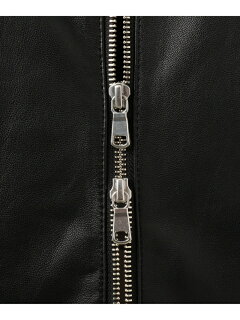 J. Press Sheep Leather Zip Up Blouson JROVYW0205: Black J. Press Sheep Leather Zip Up Blouson JROVYW0205: Black