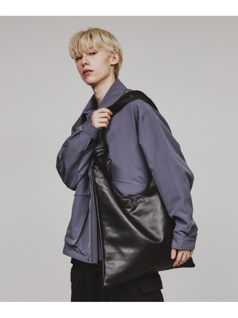 tk.TAKEO KIKUCHI ギミックショルダーバッグ ティーケータケオキクチ バッグ ショルダーバッグ ホワイト ブラック【送料無料】