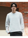 【SALE/50%OFF】UNION STATION *WEB限定 ランダムストライプ ルーズフィット モールニットセーター メンズ ビギ トップス ニット ホ...