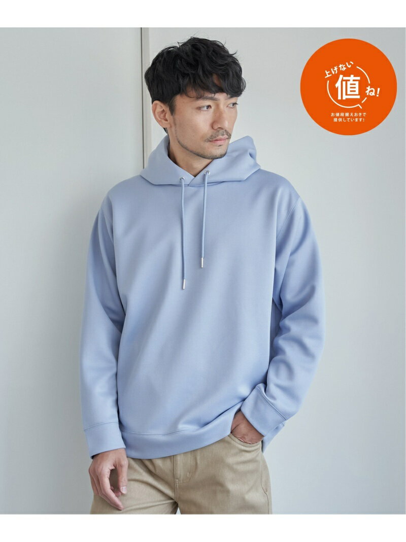 楽天Rakuten Fashion Men【SALE／30％OFF】ikka 【抗菌防臭】セイケツダブルフェイス鹿の子パーカー イッカ トップス スウェット・トレーナー ピンク グレー ホワイト ブルー【RBA_E】