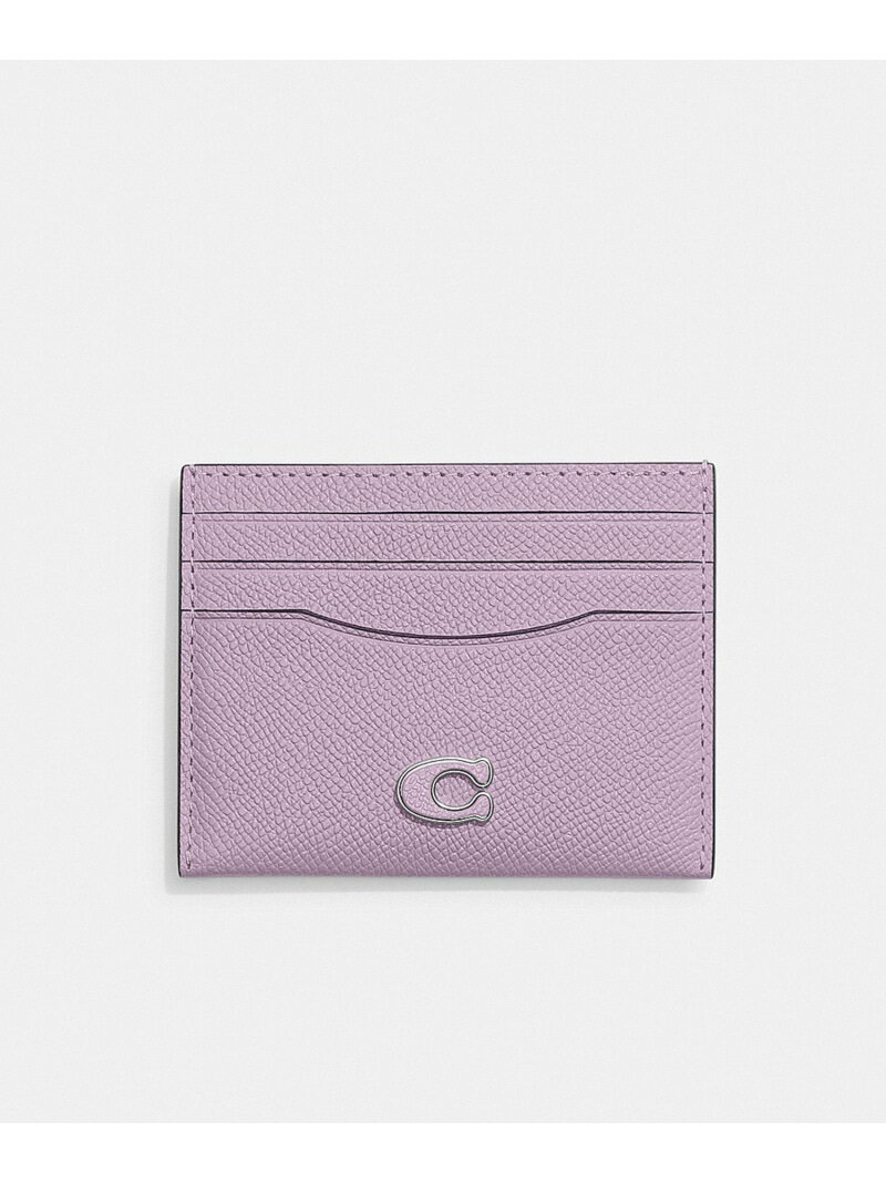 COACH カード ケース コーチ 財布・ポーチ・ケース 名刺入れ・カードケース パープル【送料無料】