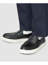 【SALE/10%OFF】glabella スリッポン スニーカー メンズ モカシン レザー調 グラベラ glabella エー.エム.エス. シューズ・靴 スニーカー ブラック【RBA_E】【送料無料】
