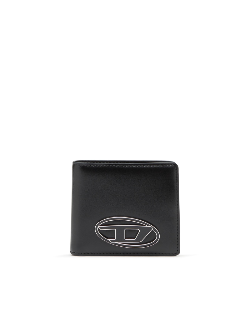 ディーゼル 財布（メンズ） DIESEL メンズ 二つ折りウォレット 1DR BI FOLD COIN S 3D ディーゼル 財布・ポーチ・ケース 財布 ブラック【送料無料】