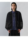 HARE フラワーレースブルゾン ハレ トップス その他のトップス ブルー レッド ブラック グレー【送料無料】