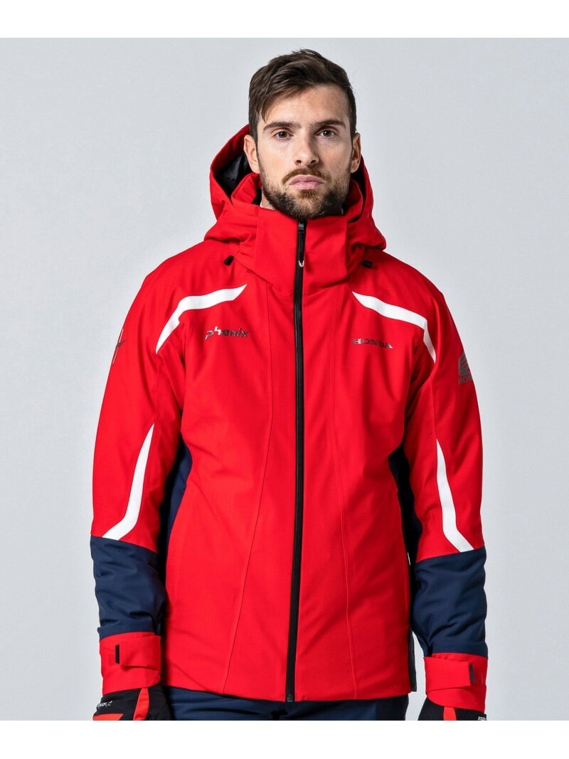 phenix phenixスキーウェア ホンダ フォールラインFVSジャケット HONDA シフォン ジャケット・アウター その他のジャケット・アウター レッド ブラック【送料無料】