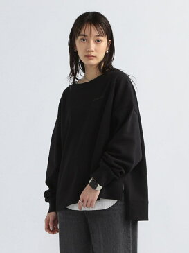 【SALE/20%OFF】FEELING MADE 【WEB限定】FEELING MADE エアリースウェット サイドスリット プルオーバー コーエン カットソー スウェット パープル ホワイト ブラック グレー ブルー【RBA_E】