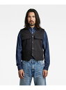 G-Star RAW（ジースターロゥ）【公式ショップ】FIELD POCKET WAISTCOATField Pocket Waistcoatは、前ボタンスタイルのVネックのウエストコート。胸の深いフラップポケットの下はサイドエントリーポケットになっています。バックのベルトを使えばさらにフィット感アップ。レギュラーフィットVネック、内側にハンガーループスリーブレス胸にフラップポケット、その下にサイドエントリー式の隠しポケット全面裏地付き調節可能なベルトボタン留めDRILL TWILLG-Star RAWアーカイブのオーセンティックなワークウェアをイメージした左綾織りツイル。 目の詰まった頑丈な質感と、高撚糸を使った端正なツイルラインが特徴です。3x1 左綾織り100% コットンG-Star Rawのコットン製品を買うことは、ベター・コットン・イニシアティブ（Better Cotton Initiative）を介してサステナブルなコットン農家を支えることに繋がります。ベターコットンはマスバランス方式で調達されています。地球環境に配慮した素材ランキング当社では、製品が環境に及ぼす影響を軽減するための継続的な取り組みを目標に掲げています。これは本製品の素材構成と、環境への影響の度合いに従って繊維（製品に使用されている主な生地）をランク付けした結果をまとめたものです。カテゴリー分けは、現在業界で使用されているツールと採点メカニズムを併用しながら行われました。コットンコットン（BCI コットン）を含む製品をチョイスすることで、環境を保護しダメージを受けた環境を回復しながら、綿花コミュニティの存続と繁栄を支援するという Better Cotton Initiative（ベター コットン イニシアチブ）のミッションをサポートしていただけます。BCI では、物質収支システムを採用し、コットンを複雑なサプライチェーンのもと従来のコットンと融合しています。最終製品には実際に Better Cotton が含まれていない可能性があるため、当社ではランク付けには含めておりません。モデル身長：179cm 着用サイズ:L型番：D22003C9006484-25-S HR1845【採寸】サイズバストウエスト裾周り肩幅着丈着丈(最長)S100.0cm99.0cm98.0cm39.5cm56.0cm62.0cmM106.0cm105.0cm104.0cm40.5cm58.0cm64.0cmL112.0cm111.0cm110.0cm42.5cm60.0cm66.0cm商品のサイズについて【商品詳細】中国素材：表地:綿100%裏地:ポリエステル50%綿(オーガニック)50%サイズ：S、M、Lドライクリーニング※画面上と実物では多少色具合が異なって見える場合もございます。ご了承ください。商品のカラーについて 【予約商品について】 ※「先行予約販売中」「予約販売中」をご注文の際は予約商品についてをご確認ください。■重要なお知らせ※ 当店では、ギフト配送サービス及びラッピングサービスを行っておりません。ご注文者様とお届け先が違う場合でも、タグ（値札）付「納品書 兼 返品連絡票」同梱の状態でお送り致しますのでご了承ください。 ラッピング・ギフト配送について※ 2点以上ご購入の場合、全ての商品が揃い次第一括でのお届けとなります。お届け予定日の異なる商品をお買い上げの場合はご注意下さい。お急ぎの商品がございましたら分けてご購入いただきますようお願い致します。発送について ※ 買い物カートに入れるだけでは在庫確保されませんのでお早めに購入手続きをしてください。当店では在庫を複数サイトで共有しているため、同時にご注文があった場合、売切れとなってしまう事がございます。お手数ですが、ご注文後に当店からお送りする「ご注文内容の確認メール」をご確認ください。ご注文の確定について ※ Rakuten Fashionの商品ページに記載しているメーカー希望小売価格は、楽天市場「商品価格ナビ」に登録されている価格に準じています。 商品の価格についてG-Star RAWG-Star RAWのベスト・ジレトップスご注文・お届けについて発送ガイドラッピンググッズ3,980円以上送料無料ご利用ガイドこの商品はセール商品のため返品・交換対象外です詳細はこちら &gt;&gt;