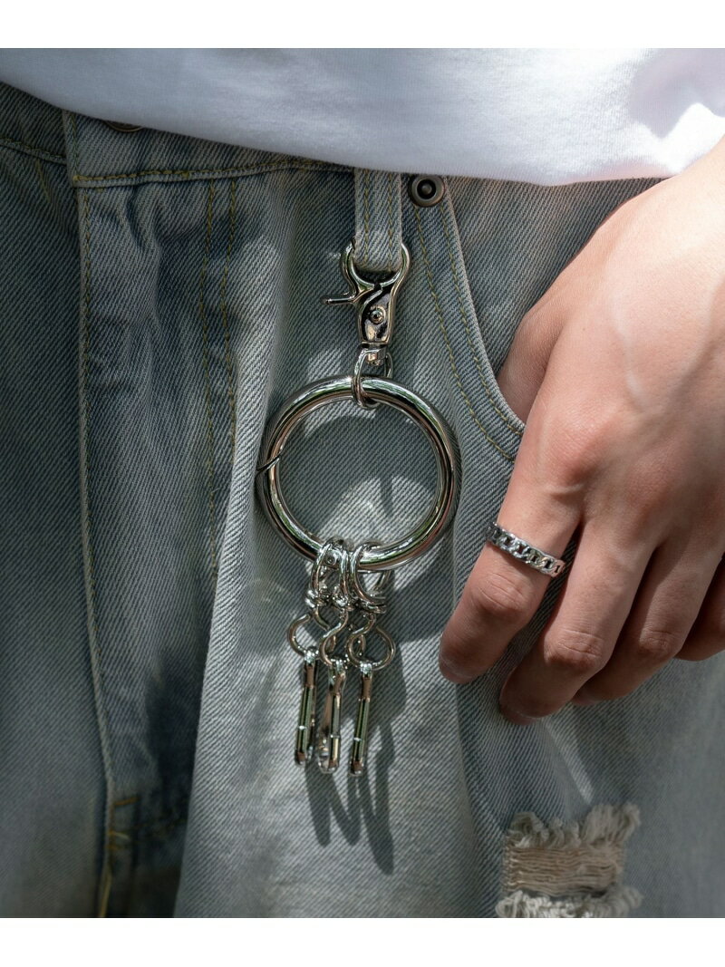 improves カラビナ キーリング インプローブス ファッション雑貨 チャーム・キーチェーン ゴールド ブラック シルバー