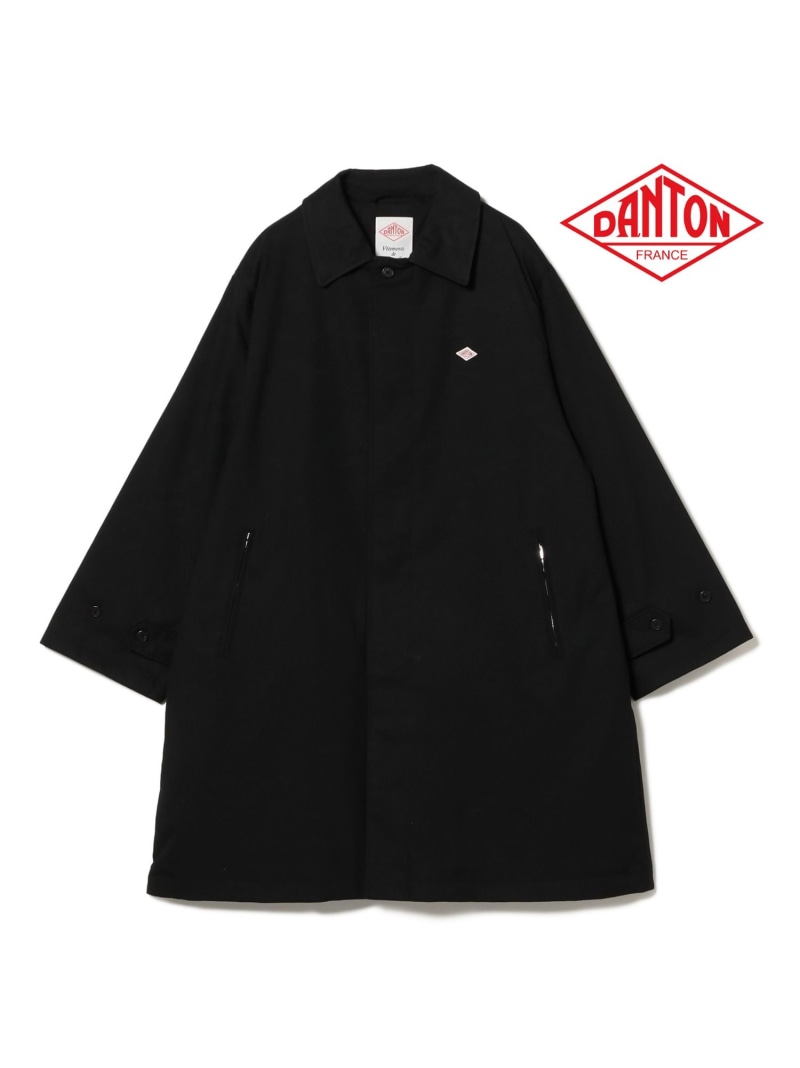 未使用品！！ DANTON ダントン ステンカラーコート 40 ブラック グロスター GLOSTER 【DANTON/ダントン】ステンカラーコート