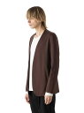【SALE/30%OFF】ATTACHMENT コットンダブルフェイス ノーカラーカーディガン アタッチメント トップス カーディガン ホワイト レッド ブラッ...