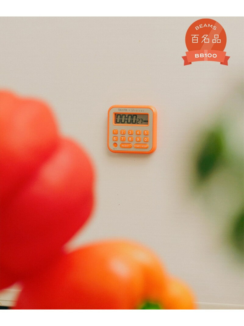 bPr BEAMS 【ビームスの百名品】【別注】TANITA / タイマー ビームス メン 食器・調理器具・キッチン用品 その他の食器・調理器具・キッチン用品 オレンジ【送料無料】