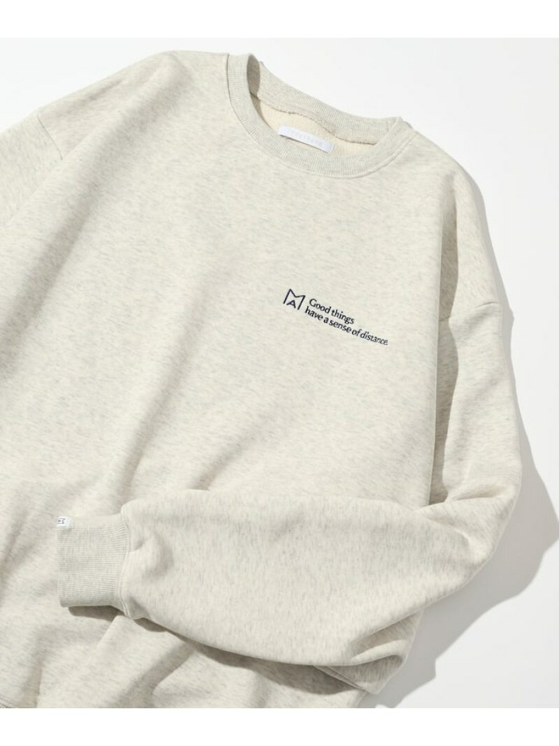 【SALE／10%OFF】MA Firsthand MA ベーシックロゴ刺繍 クルーネックスウェット / 裏毛 / リラックスフィット 25AW フリークスストア トップス スウェット・トレーナー グリーン ブラック グレー ホワイト【RBA_E】【先行予約】*【送料無料】