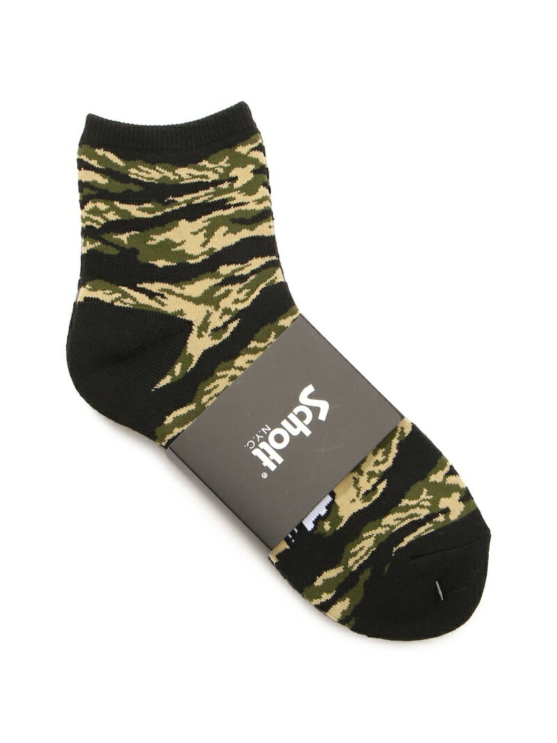 【SALE／50%OFF】Schott CAMO SOCKS/カモソックス ショット 靴下・レッグウェア 靴下【RBA_E】