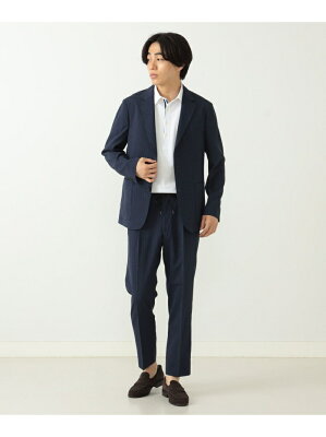 BEAMS HEART BEAMS HEART / ネイビーストライプ 2ボタン イージースーツ ビームス ハート スーツ・フォーマル セットアップスーツ ネイビー【送料無料】