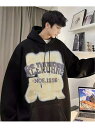 【SALE/75%OFF】NOWLE NOWLE/(M)【NOWLE】グラフィック フロント プリント プルオーバー パーカー チェルカ トップス パーカー・フ...