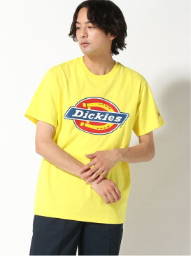 Dickies Dickies/(M)【メンズ】ディッキーズロゴ半袖Tシャツ ディッキーズ カットソー Tシャツ ベージュ ブルー ブラック ホワイト カーキ パープル イエロー【送料無料】