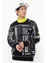 PEARLY GATES 天竺*DIAPLEX クルーネックニットプルオーバー <New Hisyoryロゴ柄> パーリーゲイツ トップス ニット ブルー【送料...