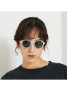 ABAHOUSE LASTWORD 【LE FOON / ルフォーン】Round Frame sunglasses/ アバハウス ファッション雑貨 メガネ レッ...