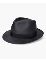 arth arth Buntal Fedora / アース オーバーライド 帽子 ハット ホワイト ブラック【送料無料】