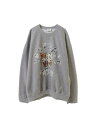 【SALE/40%OFF】CONVERSE TOKYO PIGMENT DYE JAGUAR CONSTELLATION SWEAT コンバーストウキョウ トップス スウェット・トレーナー グレー イエロー ブラック【RBA_E】【送料無料】