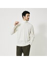 【SALE/30%OFF】ABAHOUSE LASTWORD 【カシミヤブレンド】ハイゲージ タートルネック ニット アバハウス トップス ニット グレー グリーン ブラック ホワイト【RBA_E】【送料無料】