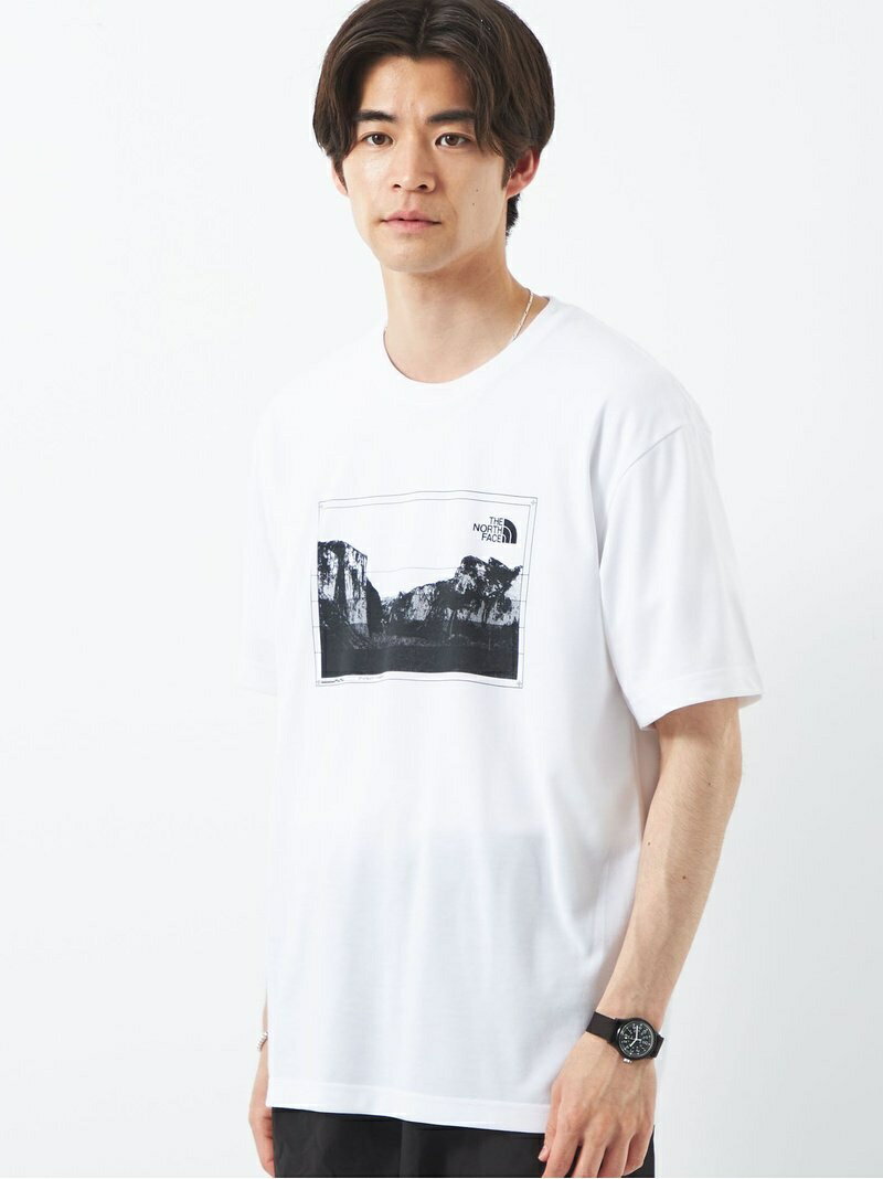 UNITED ARROWS green label relaxing ＜THE NORTH FACE(ザ ノースフェイス)＞トリプルグラデーション Tシャツ ユナイテッドアローズ グリーンレーベルリラクシング カットソー Tシャツ ホワイト ブラック【送料無料】