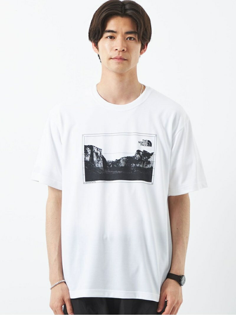 UNITED ARROWS green label relaxing ＜THE NORTH FACE(ザ ノースフェイス)＞トリプルグラデーション Tシャツ ユナイテッドアローズ グリーンレーベルリラクシング カットソー Tシャツ ホワイト ブラック【送料無料】